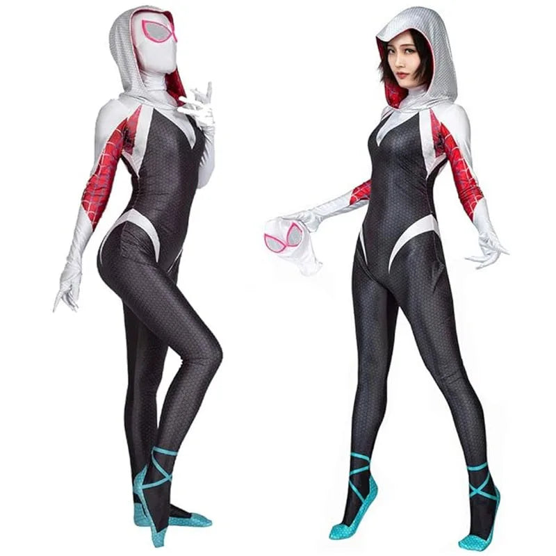 Spiderman Cosplay Bodysuit for Adults – Gwen & Miles