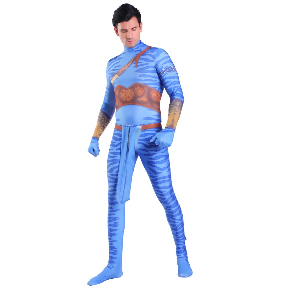 Movie Avatar Halloween Cosplay Costume for Adults and Kids