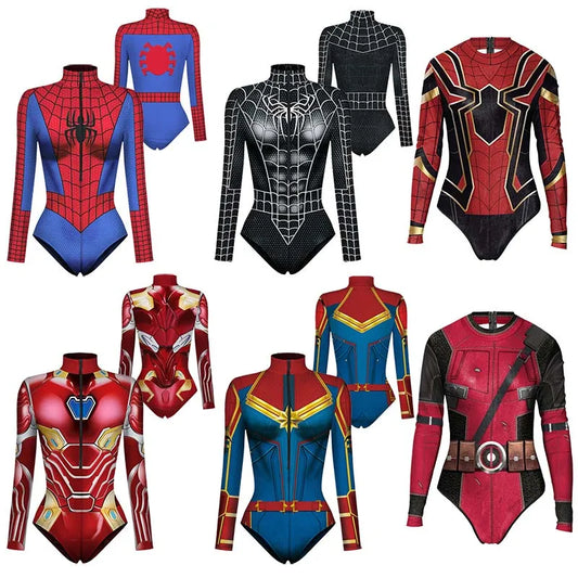 Superhero Cosplay 3D Bodysuit for Adults