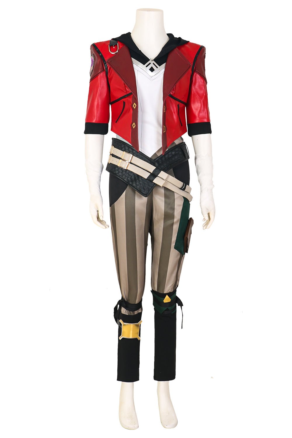 Vi Arcane Cosplay Costume - Full Set with Wig Option
