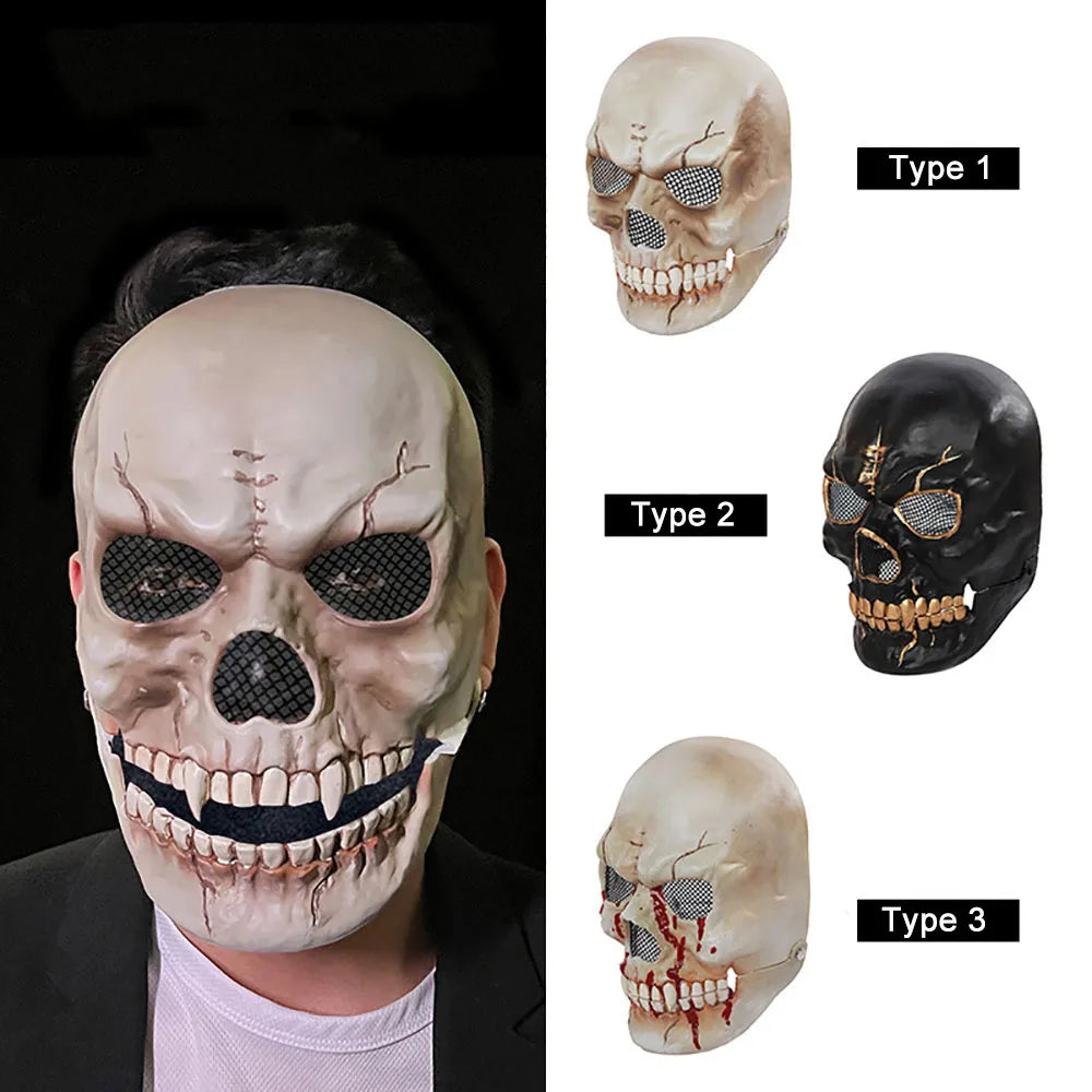 Full Head Skull Latex Mask