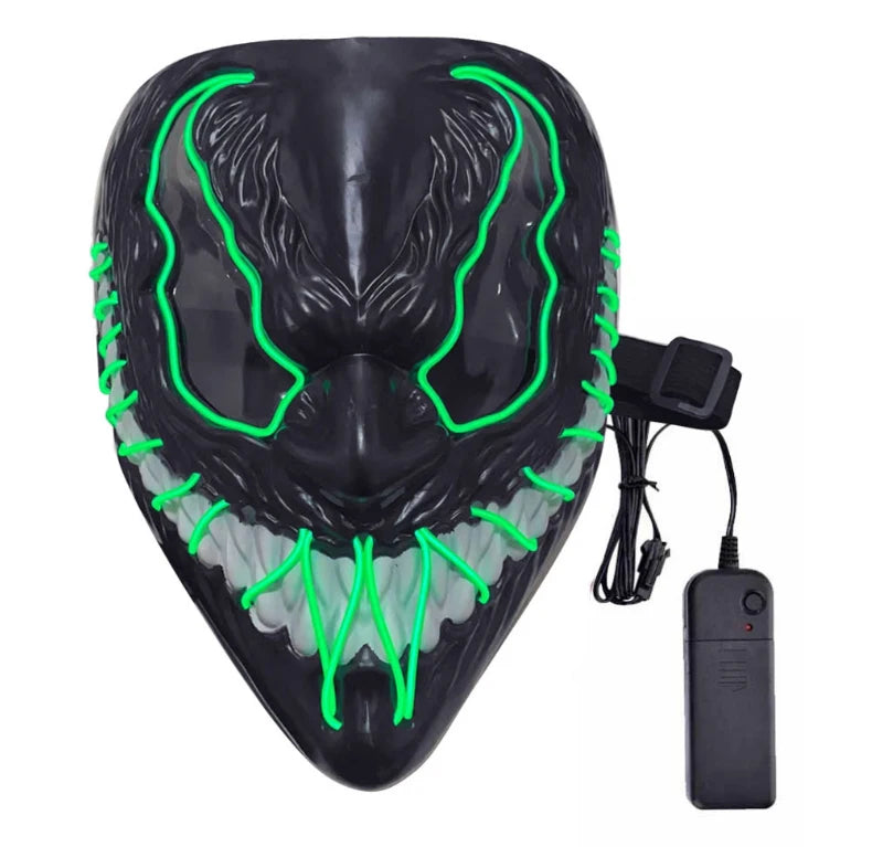 Masks Led Luminous Scream Venom Mask