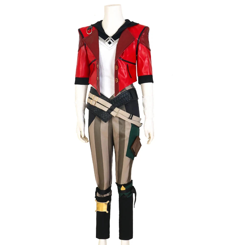 Vi Arcane Cosplay Costume - Full Set with Wig Option