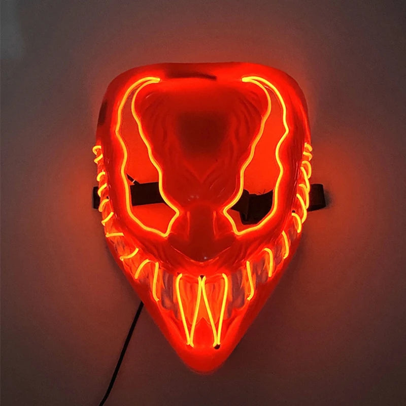 Masks Led Luminous Scream Venom Mask