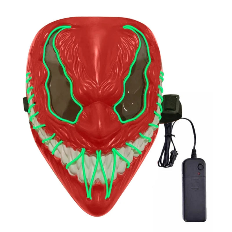 Masks Led Luminous Scream Venom Mask