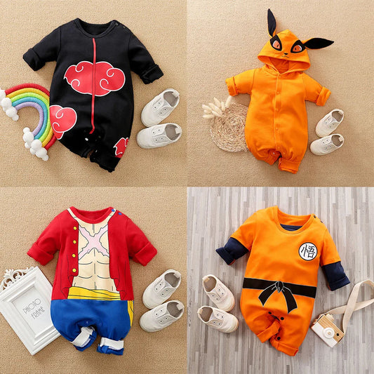 Baby Girl Boy Costume Anime Clothes Newborn Romper