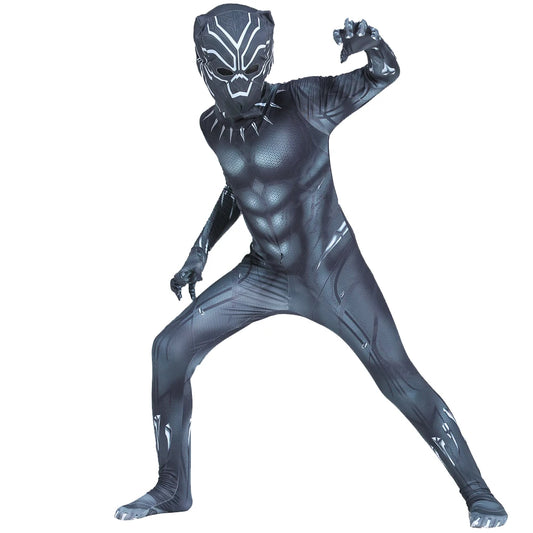 Boys Black Panther Superhero Set