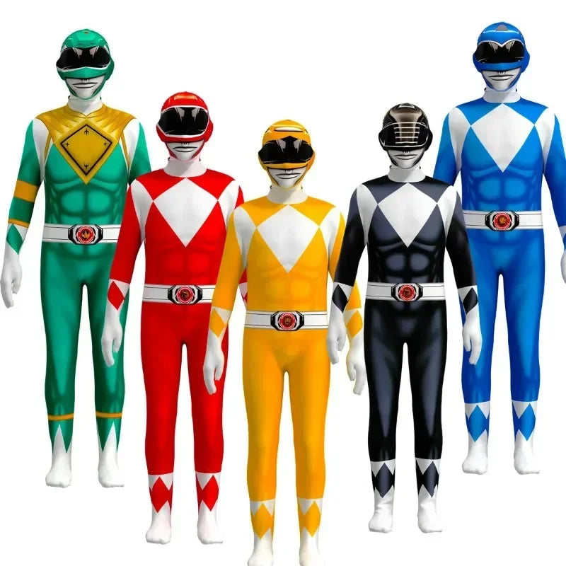 Samurai Sentai Shinkenger Rangers Costume for Kids & Adults