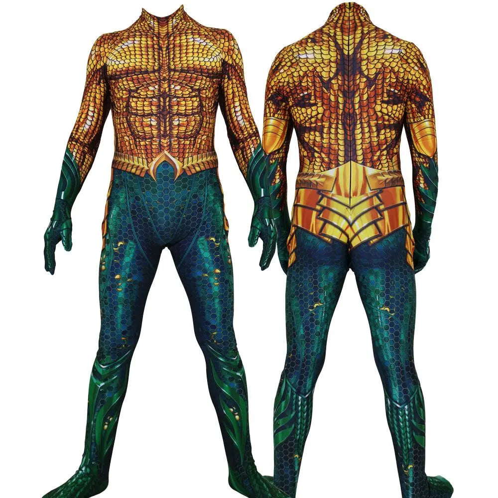 Aquaman Cosplay Costume for Adults & Kids