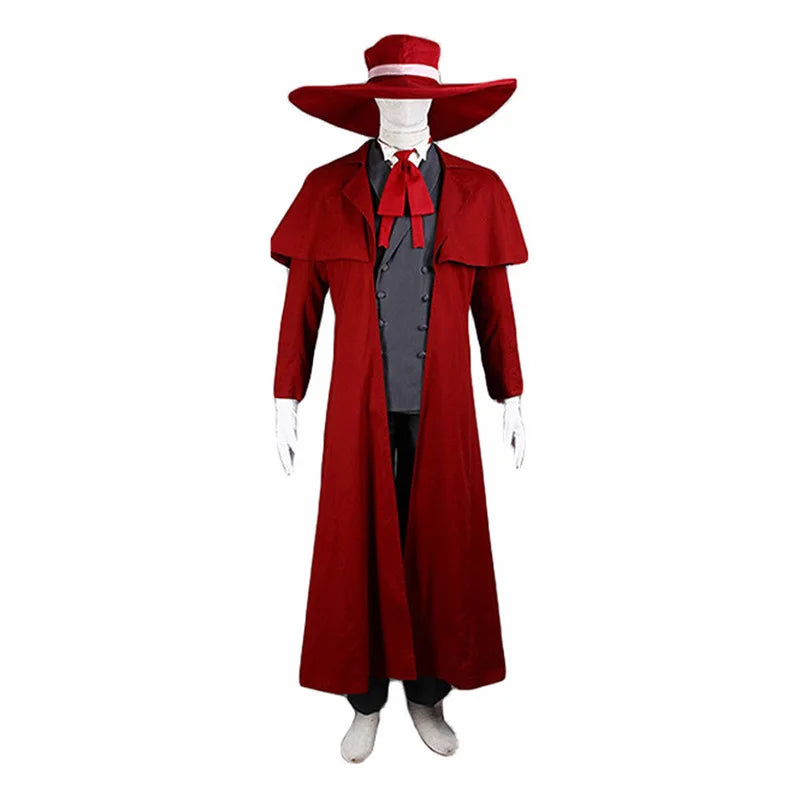 Red Trench Alucard Van Cosplay Costume