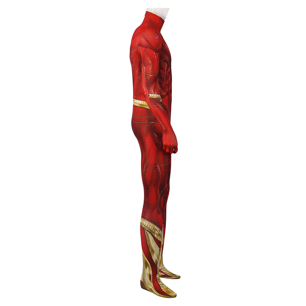 Flash Barry Allen Cosplay Jumpsuit Costume