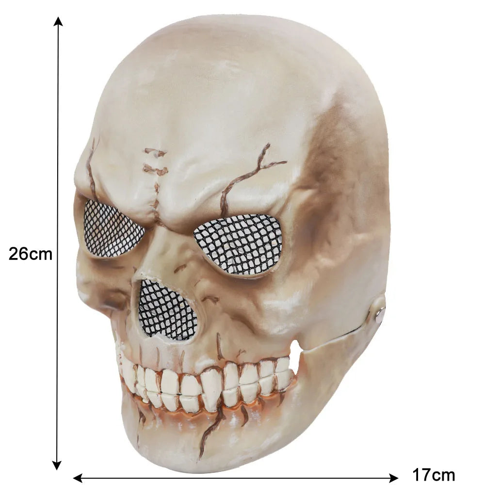 Full Head Skull Latex Mask