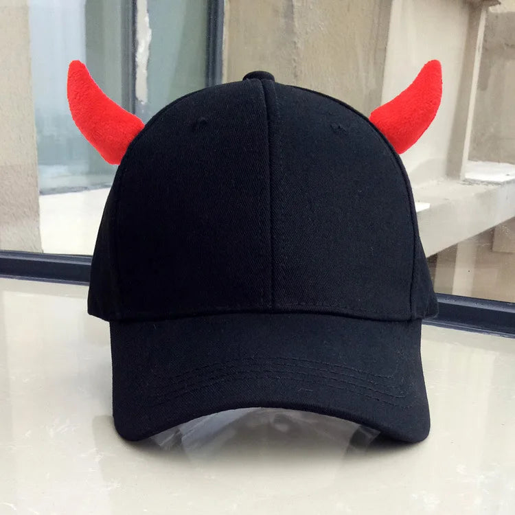 Horned Devil Earwarmers Cap