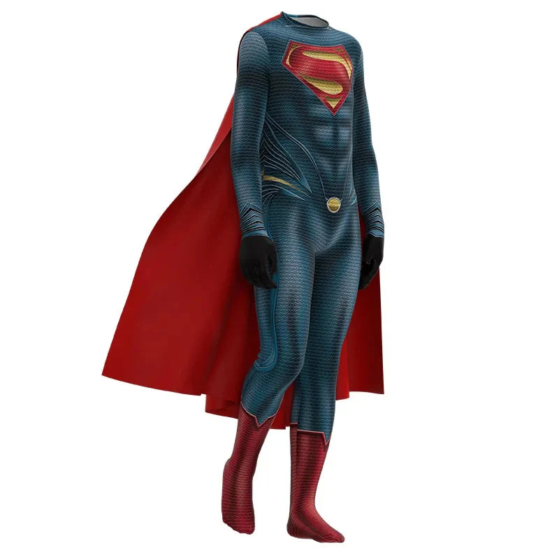 Kids Superman Cosplay Costume with Cloak