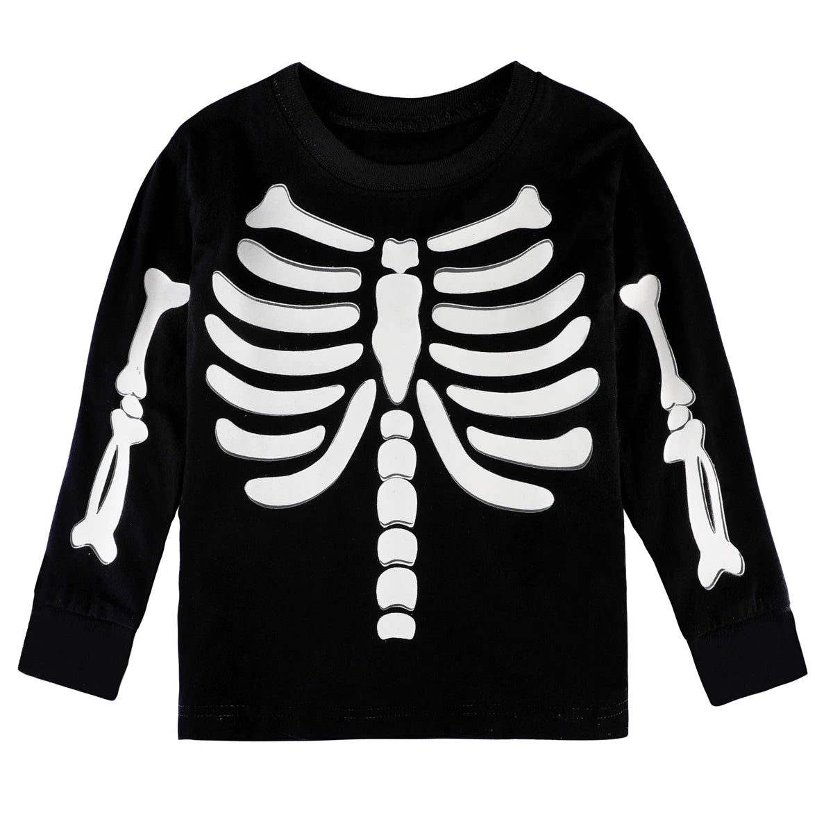 Kids Skeleton Costume Skull Glowing in the Dark