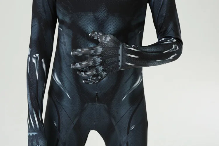 Anime Superhero Kids Panther Jumpsuits