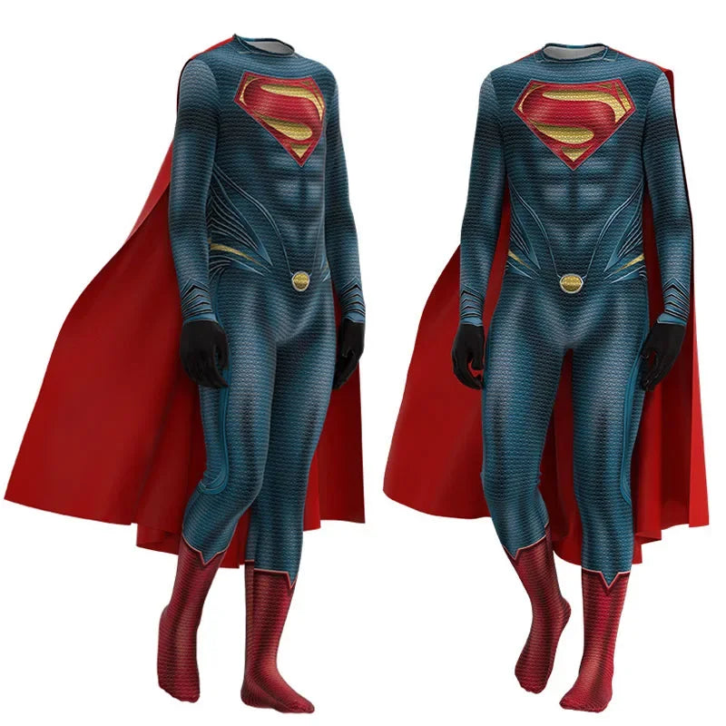 Kids Superman Cosplay Costume with Cloak