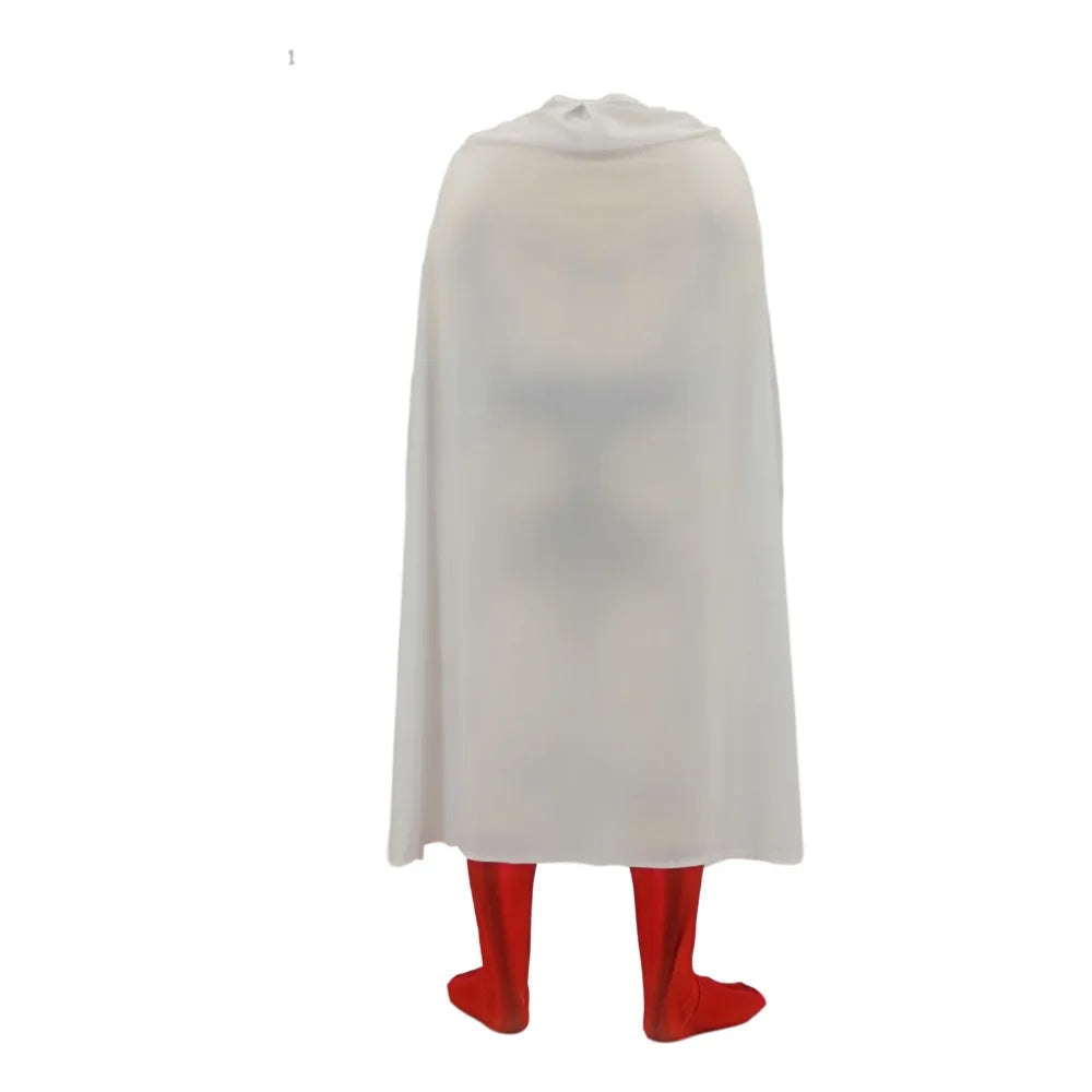 One Punch Man Saitama Cosplay Costume with Cape