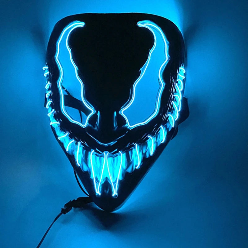 Masks Led Luminous Scream Venom Mask