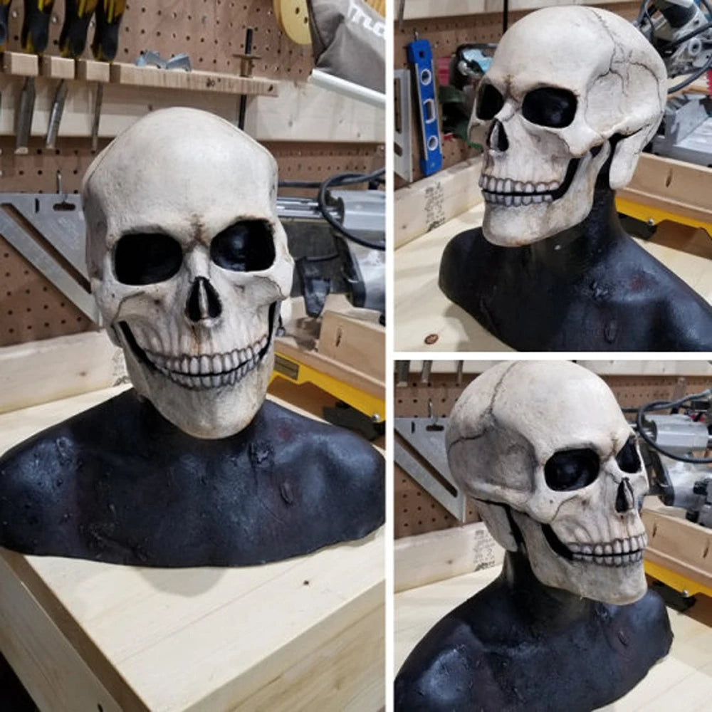 Full Head Skull Latex Mask