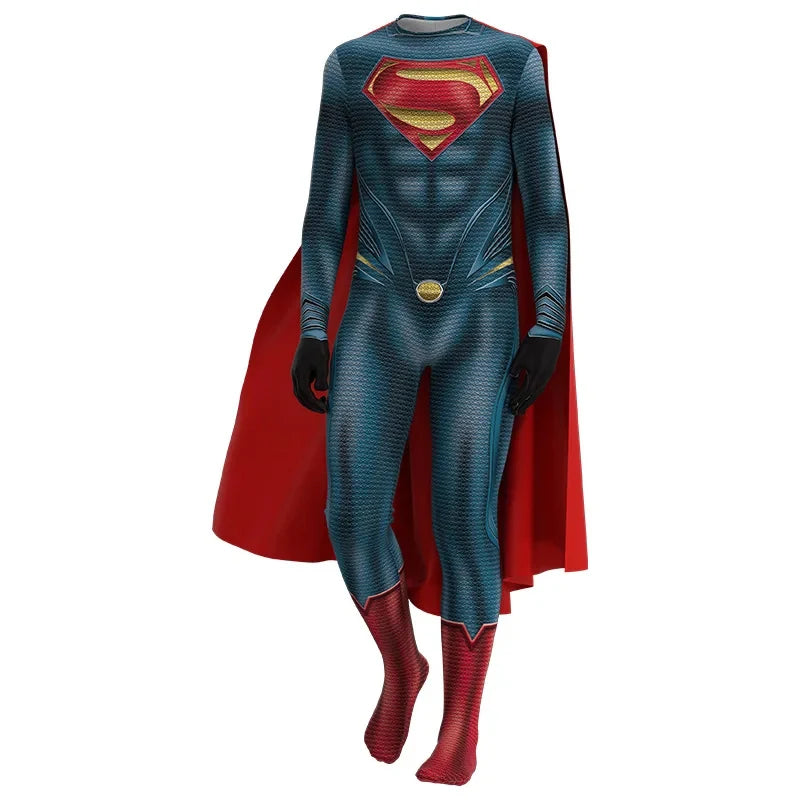 Kids Superman Cosplay Costume with Cloak