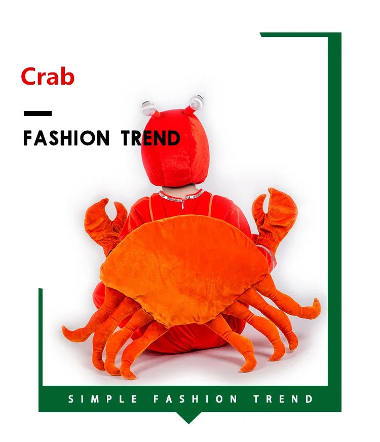 Kids Crab Dolphin Shrimp Pengium Costumes