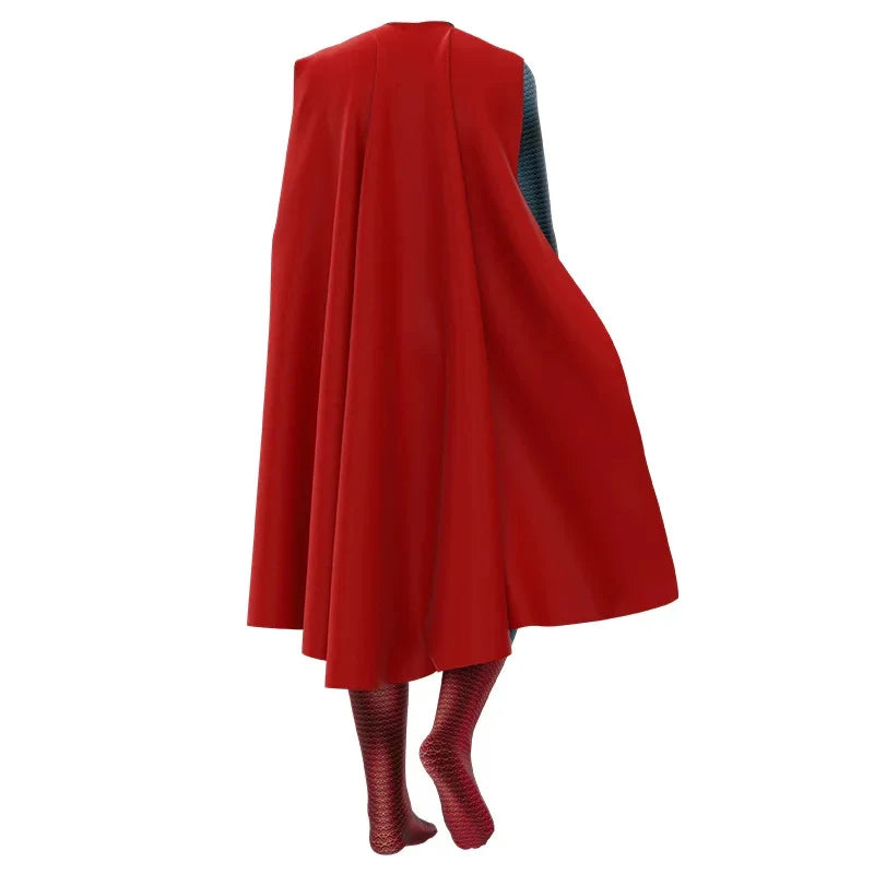 Kids Superman Cosplay Costume with Cloak