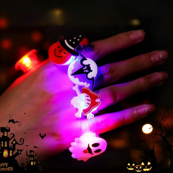 Surprise Me LED Luminous Halloween Rings