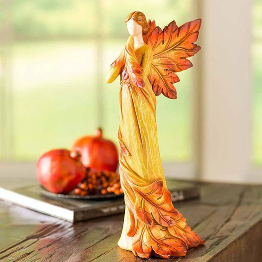 Halloween Autumn Maple Leaf Angel Wing Decor