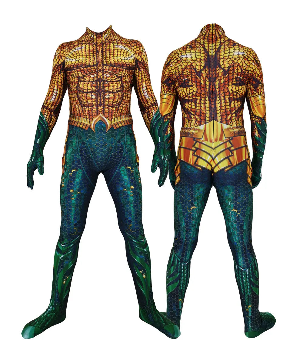 Aquaman Cosplay Costume for Adults & Kids