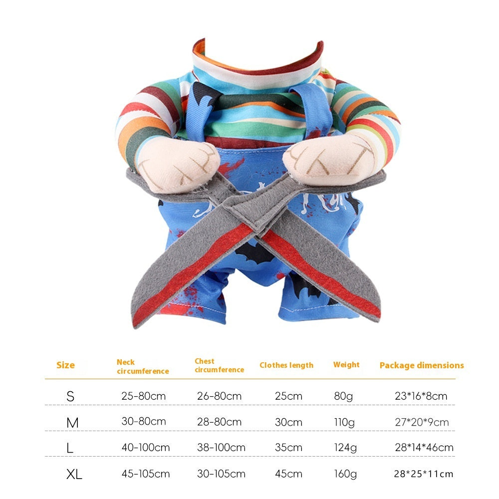 Scissor-Hands Character Costume for Pets