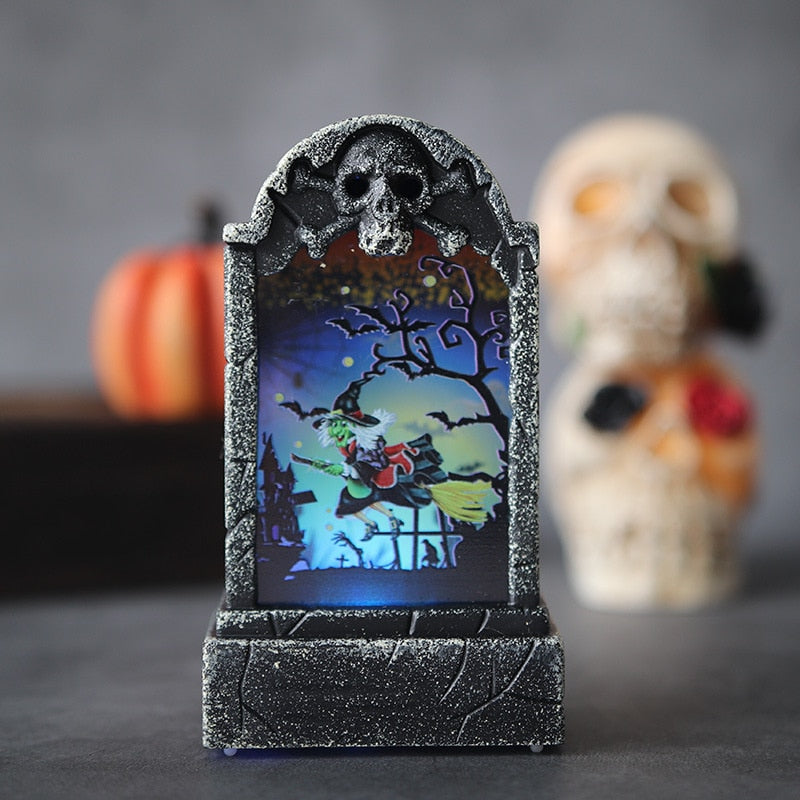 Halloween Tombstone Lamp Decoration