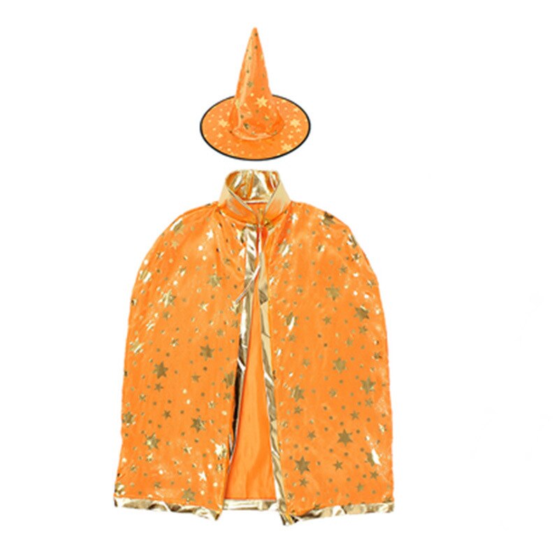 Halloween Magician Costume With Hat For Kids