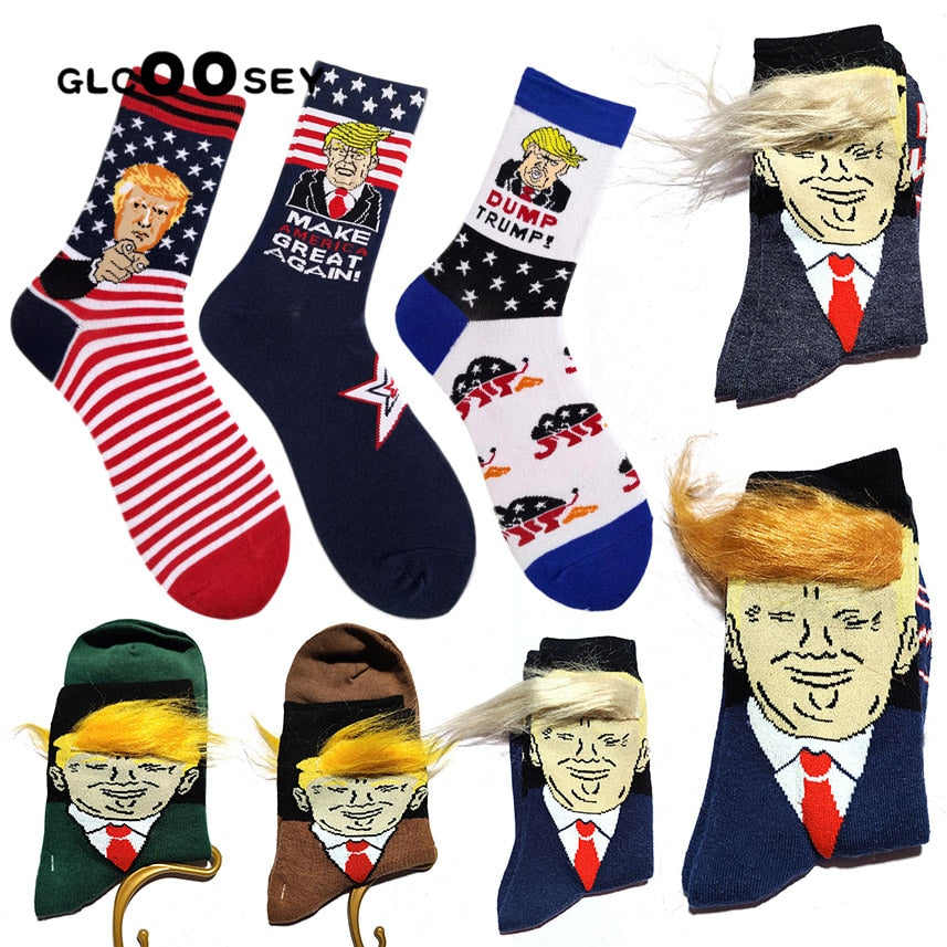 Tump Socks Funny Men Happy Casual Couple