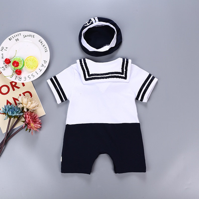 Baby Boys Short Sleeve Sailor Outfit