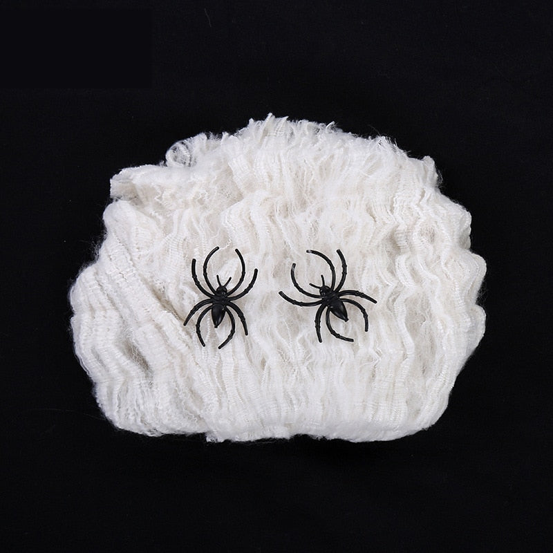 Halloween Decorations Artificial Spider Web