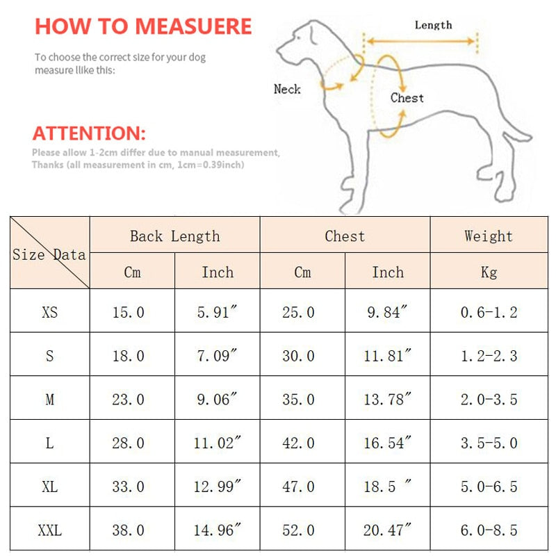Dog Hoodie Coat Winter Dog Clothes
