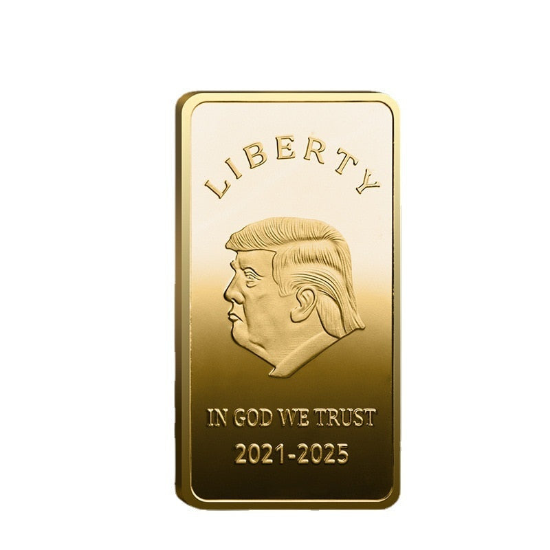 US Donald Trump Commemorative Gold Bar