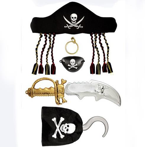 Pirate Costume Cosplay Set For Children