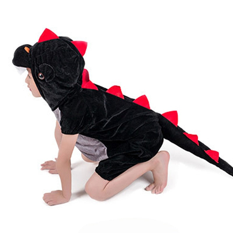 Children's Green Dinosaur Party Suit