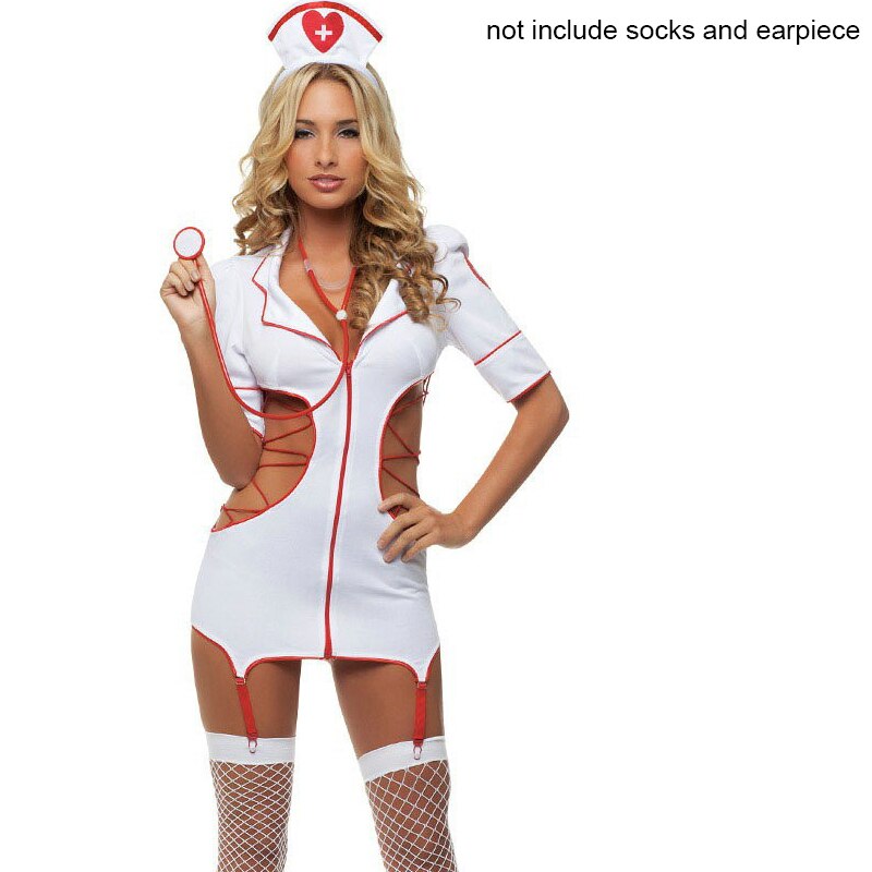 Women Nurse Cosplay Uniform Costume