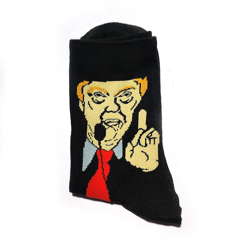 Tump Socks Funny Men Happy Casual Couple