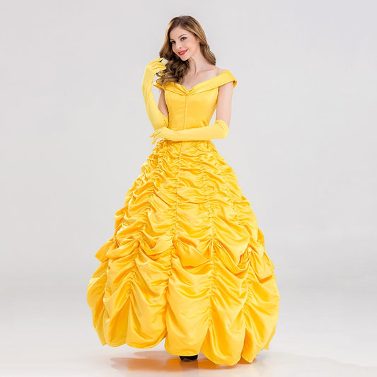 Belle Halloween Cosplay Dress For Women