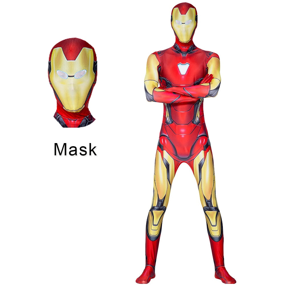 New Gold Iron Man costume With Mask