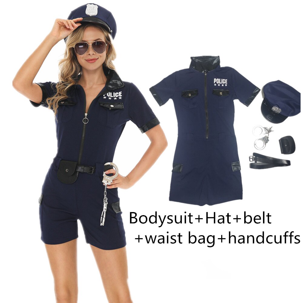 Sexy Cop Officer Costume For Halloween