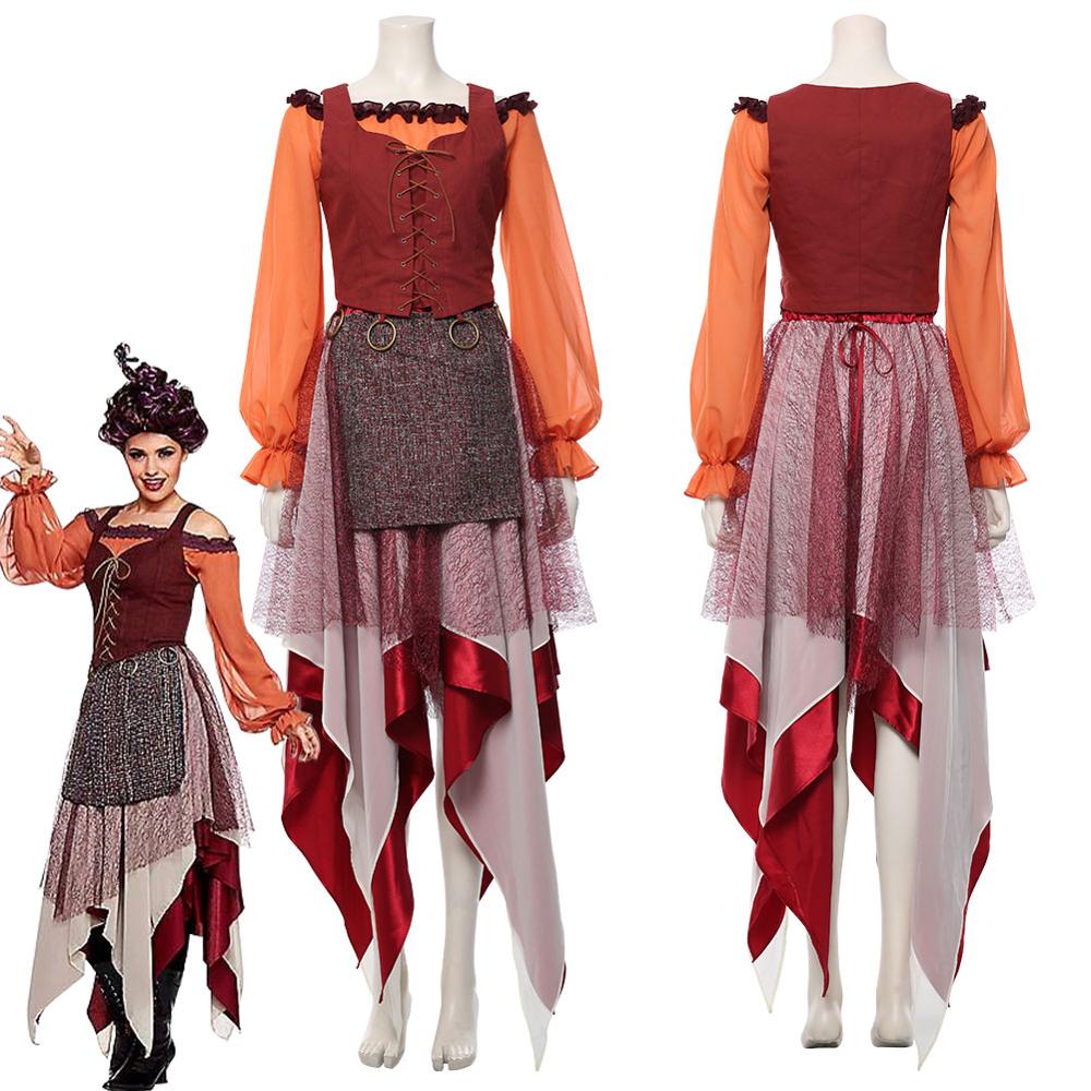 Halloween Adult Mary Sanderson Cosplay Costume