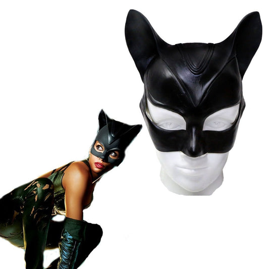 Halloween Woman Sexy Cat Selina Kyle Mask Bruce for adults