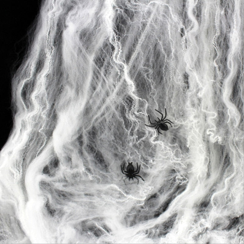 Halloween Decorations Artificial Spider Web