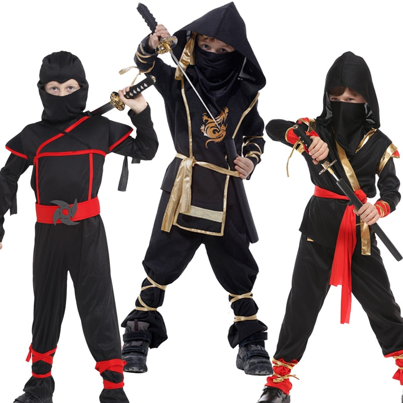 Ninja Party Warrior Halloween Costumes