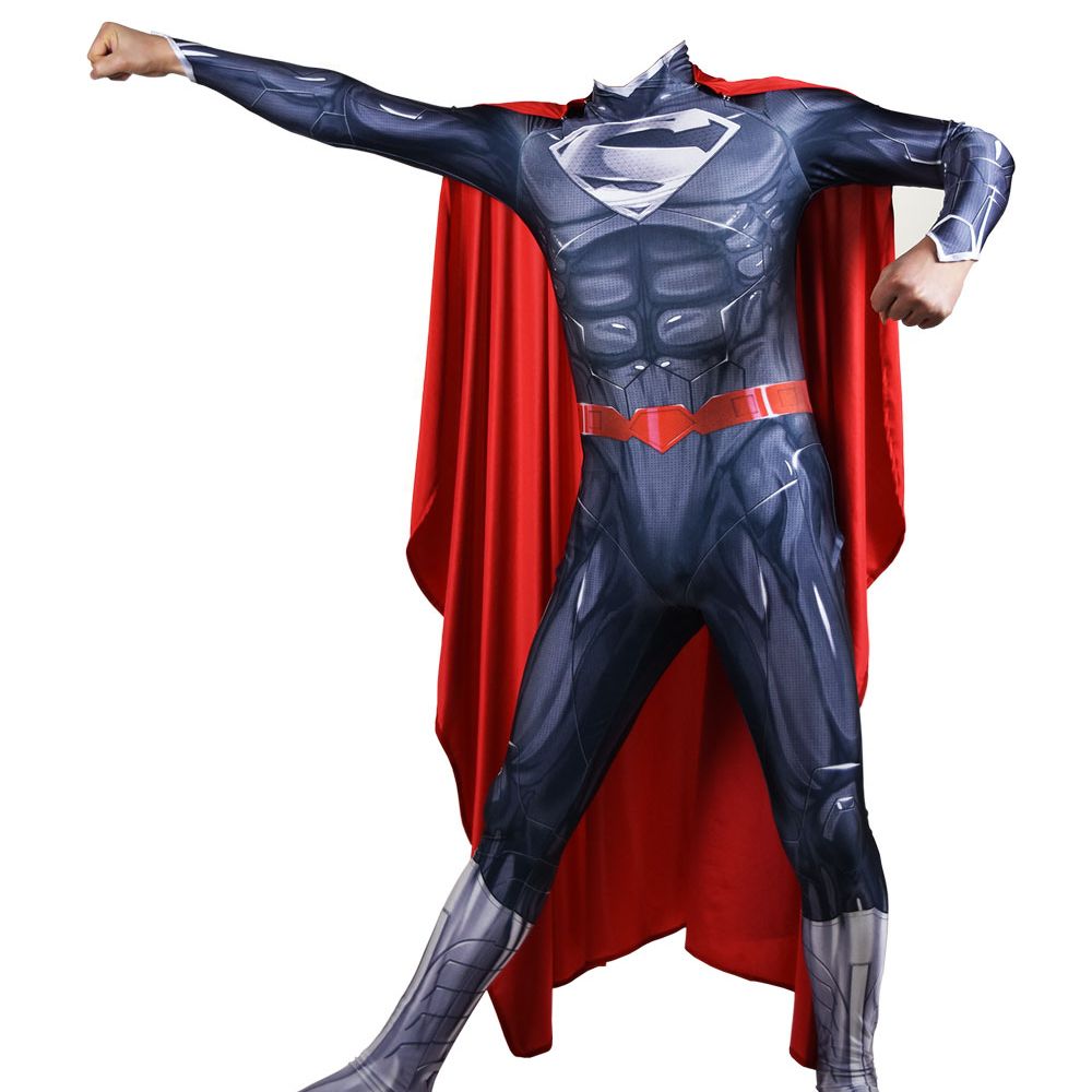 Halloween Black Superhero Cosplay Costume Bodysuit